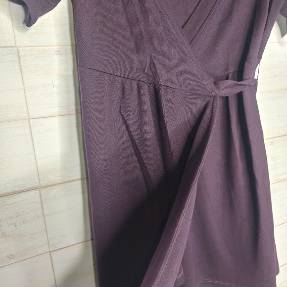 Gap Maternity Purple Short Sleeve Cardigan with Tie, Half Sleeves Size S - Picture 9 of 9
